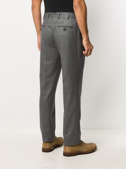 Wool flannel trousers