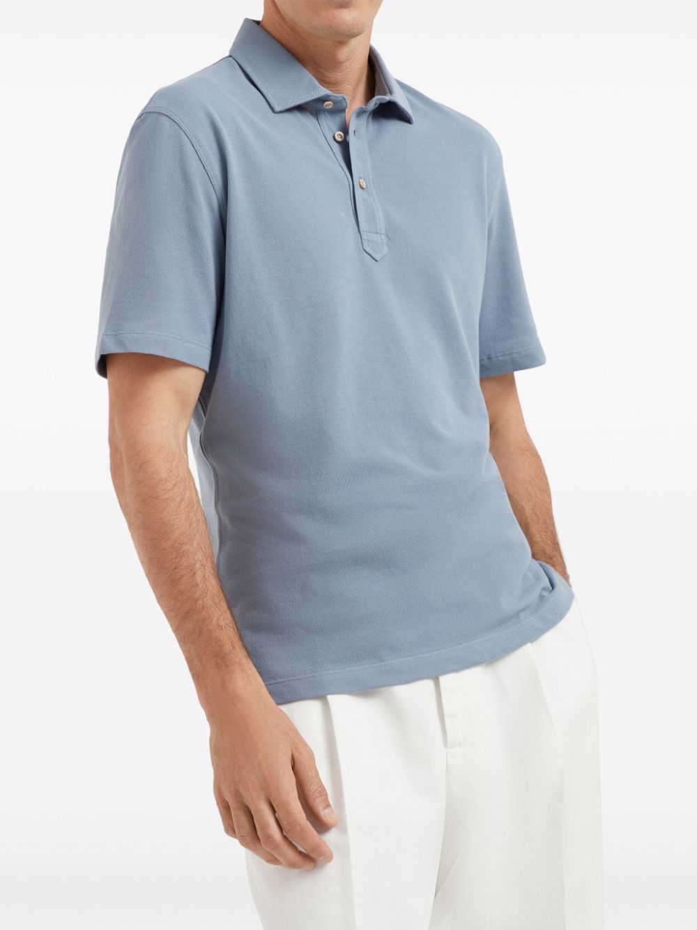 Cotton piquet polo