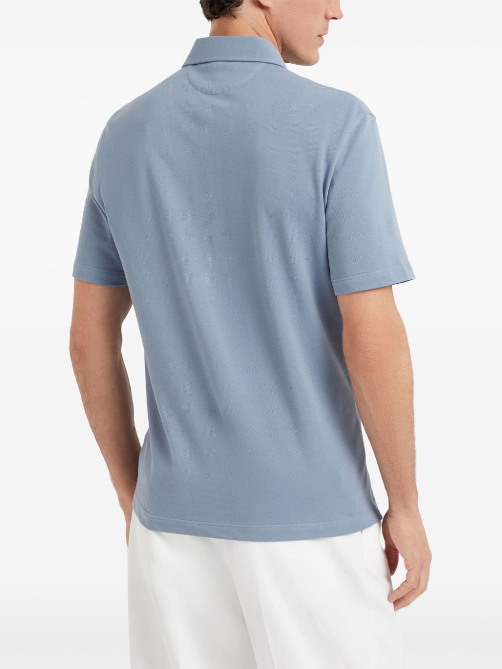 Cotton piquet polo