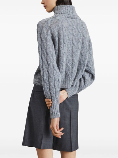 Wool turtle-neck jumper