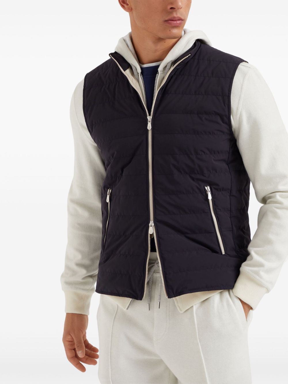 Nylon down vest