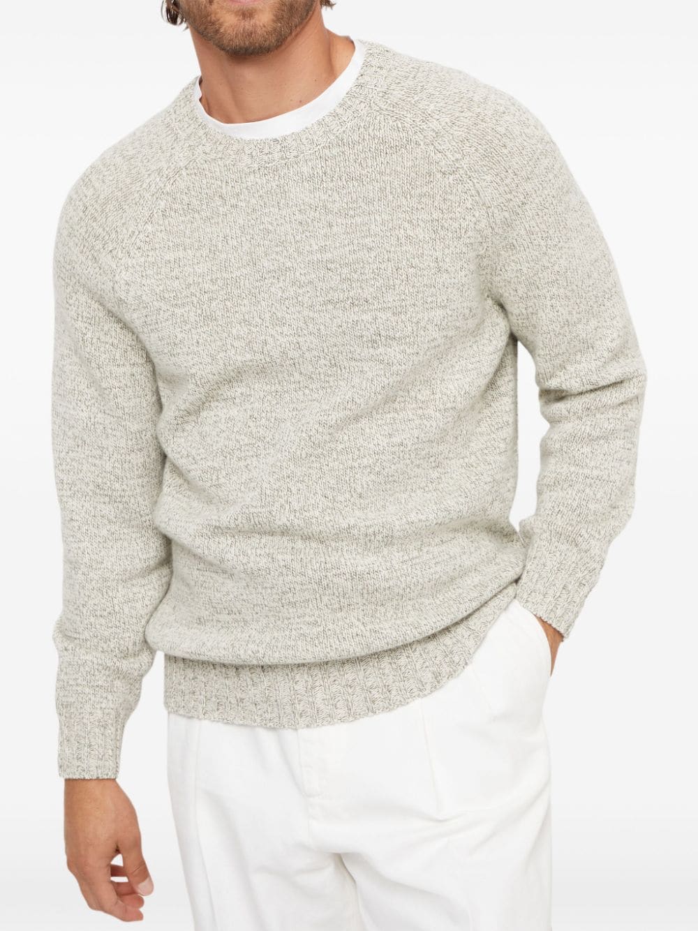 Cashmere melange sweater