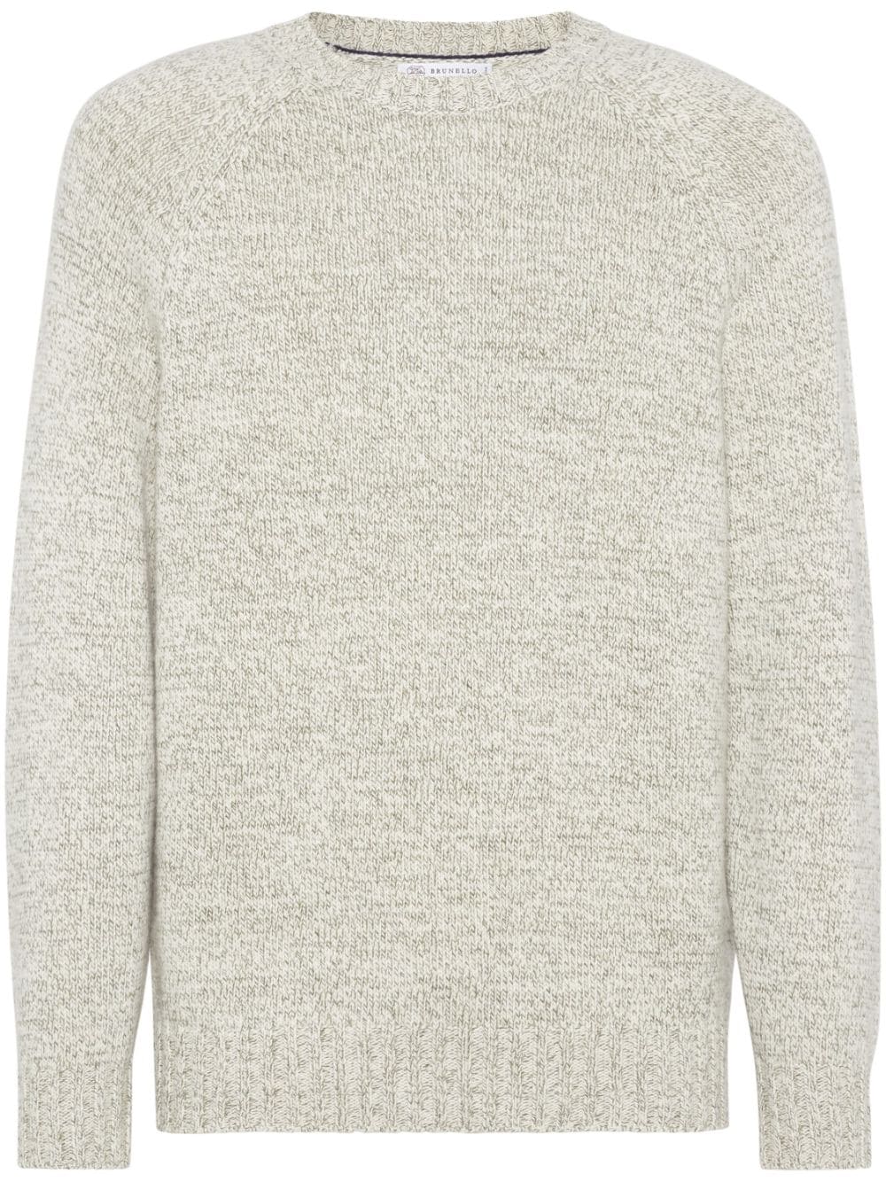 Cashmere melange sweater