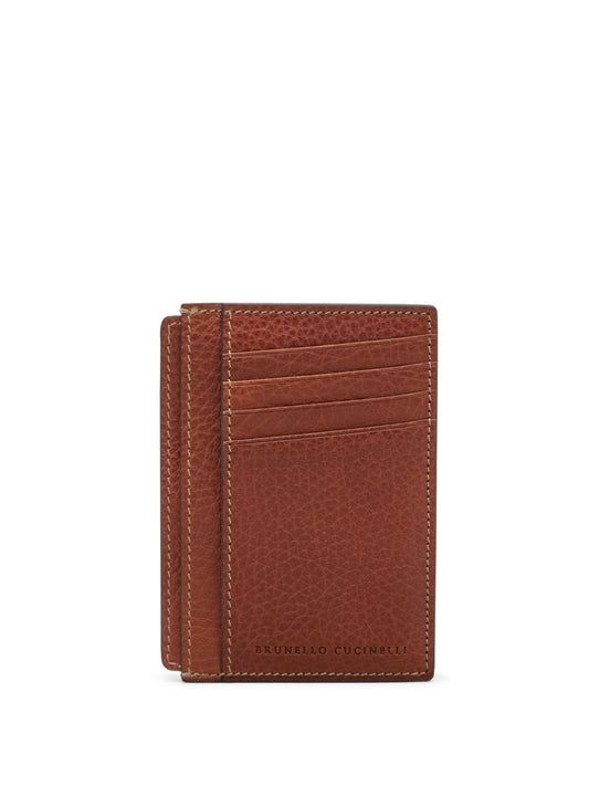 Leather credit card holder