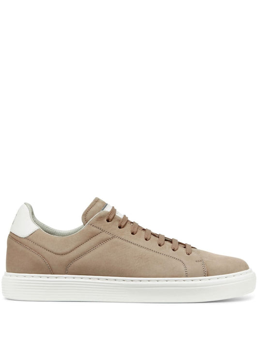 Suede leather sneakers