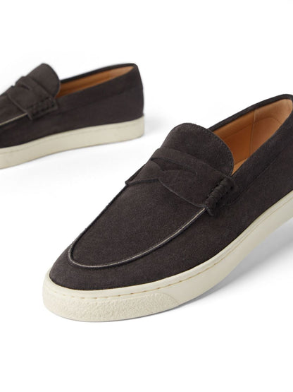 Suede loafer