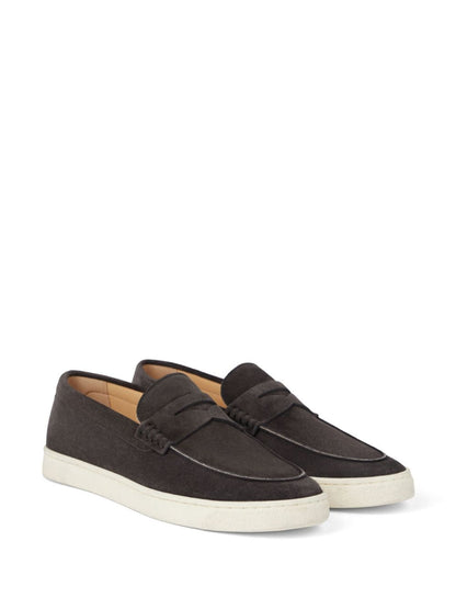 Suede loafer