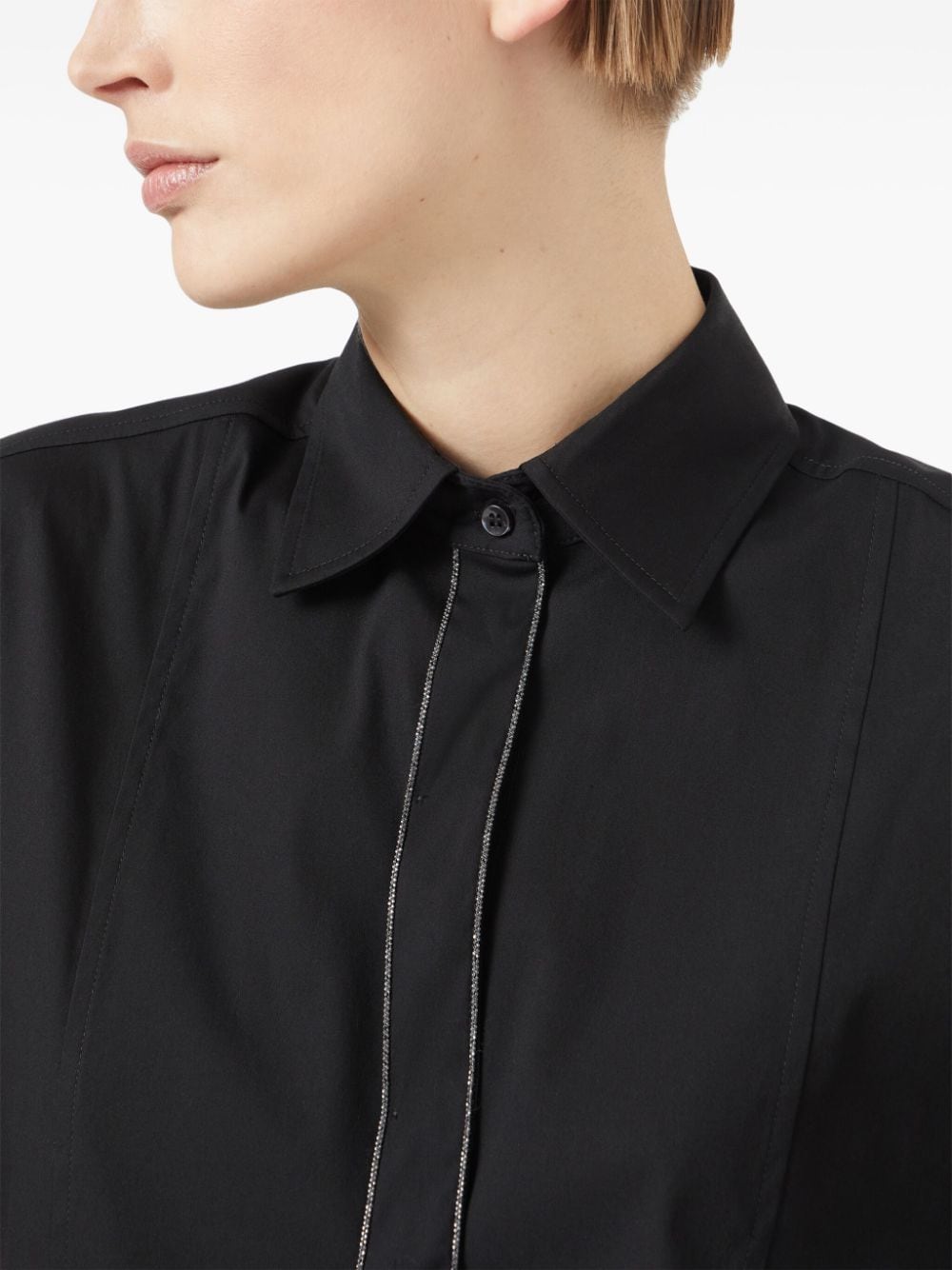 Cotton and silk blend shirt