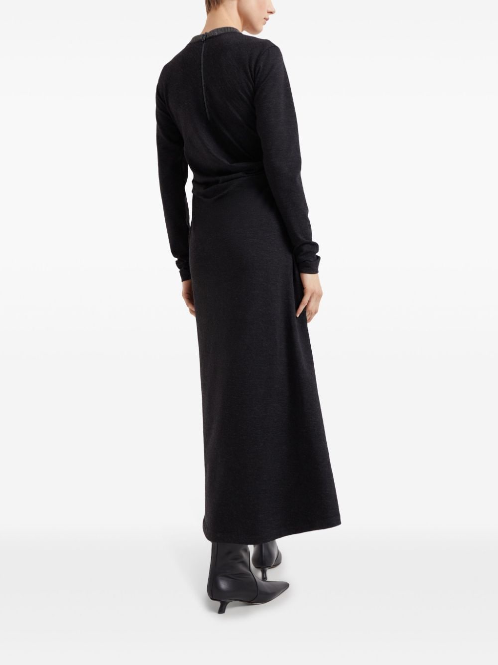 Wool midi dress