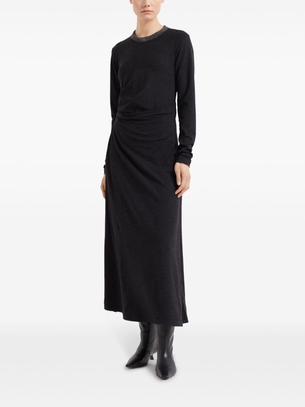 Wool midi dress