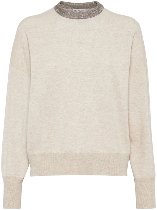 Cashmere crewneck sweater