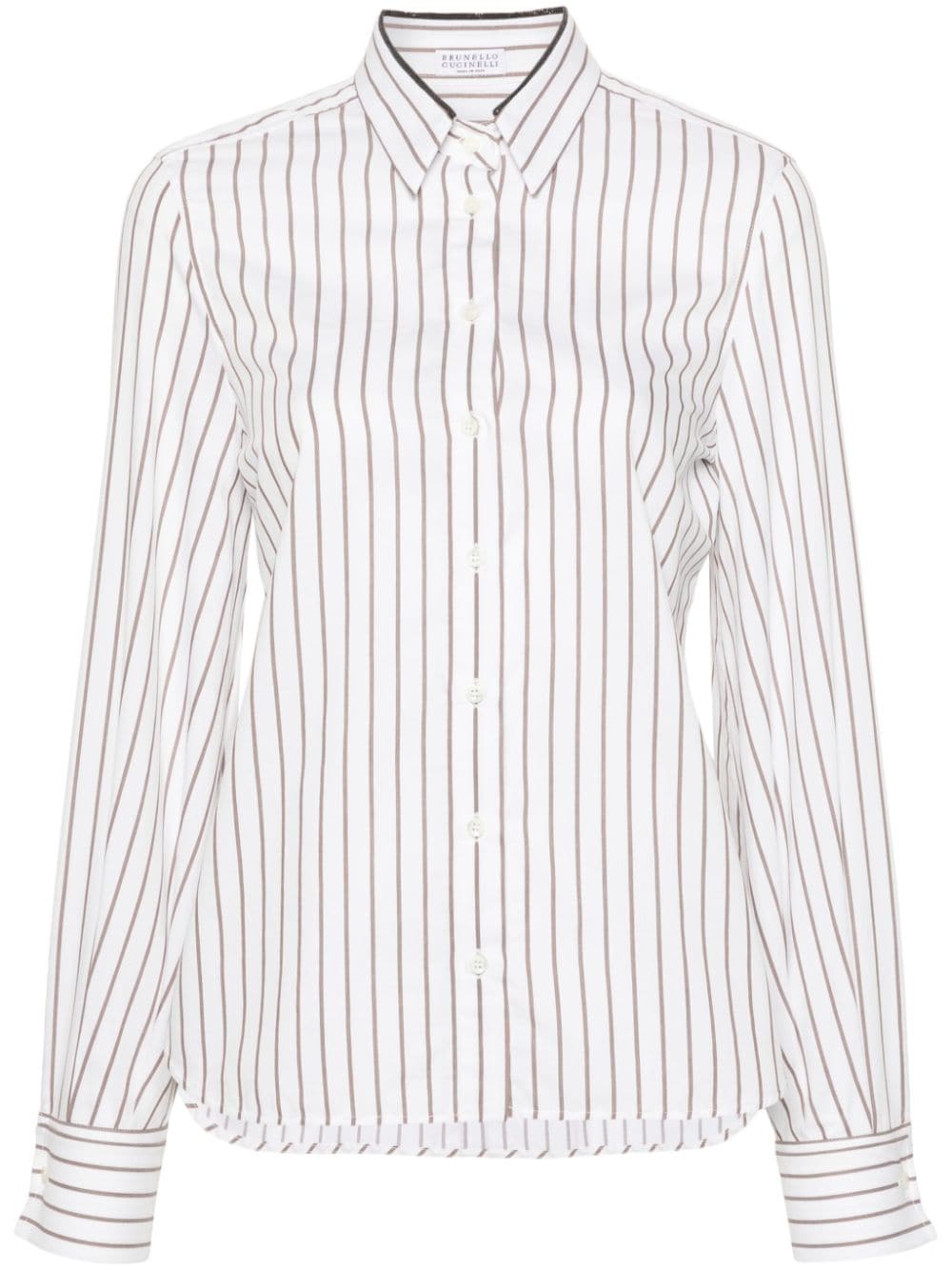 Striped cotton shirt