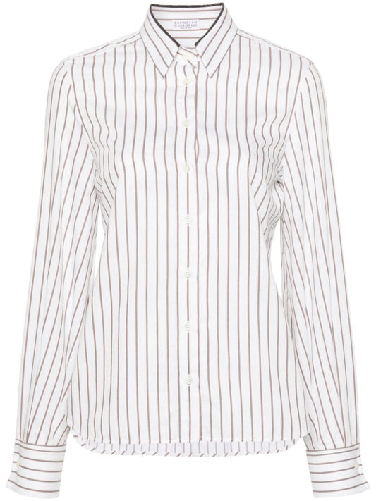 Striped cotton shirt