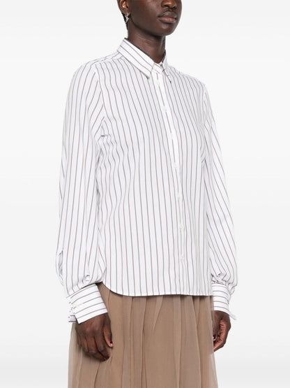 Striped cotton shirt