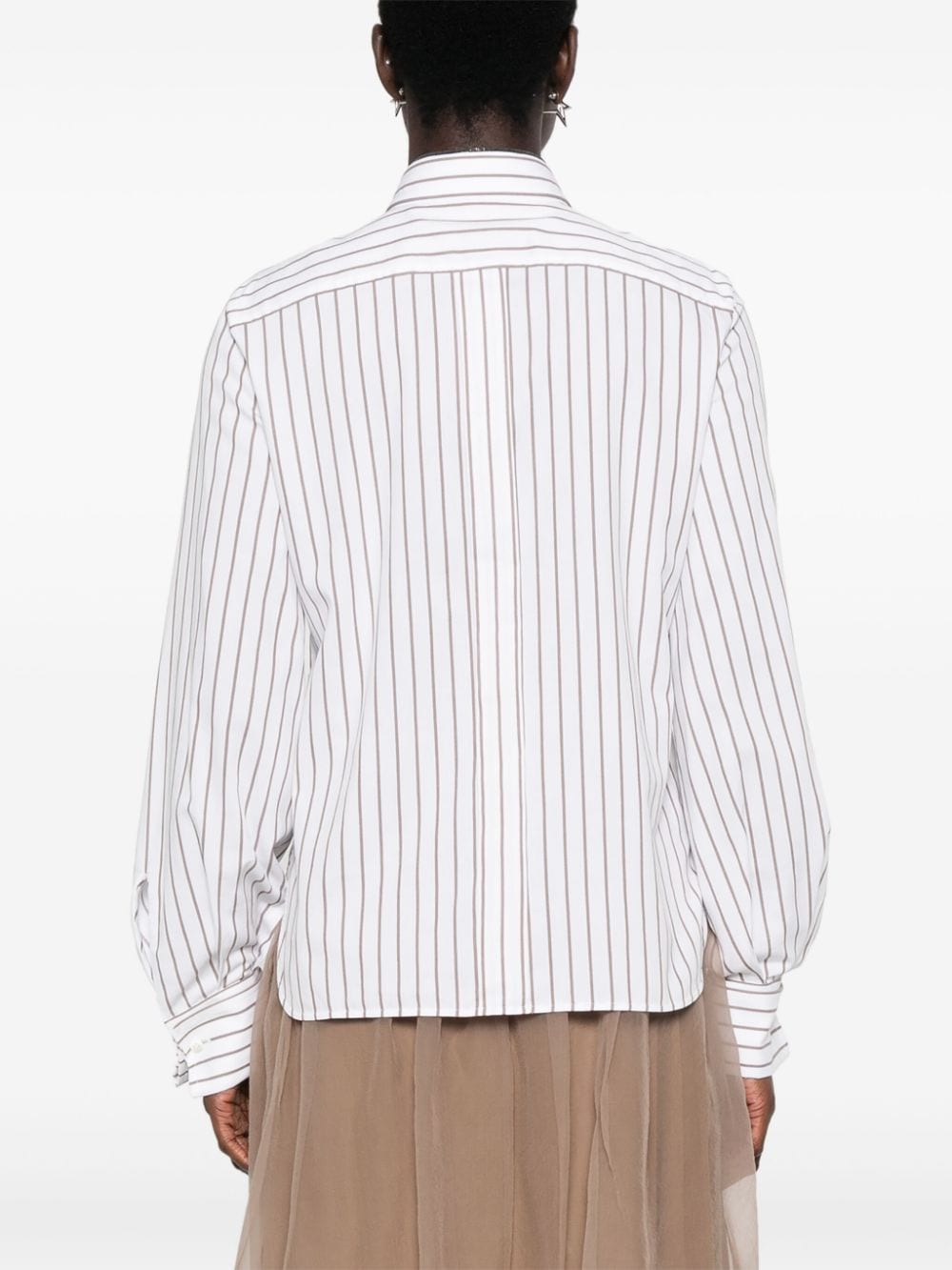 Striped cotton shirt