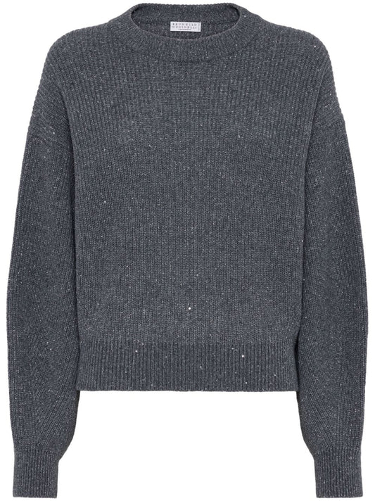 Wool crewneck jumper