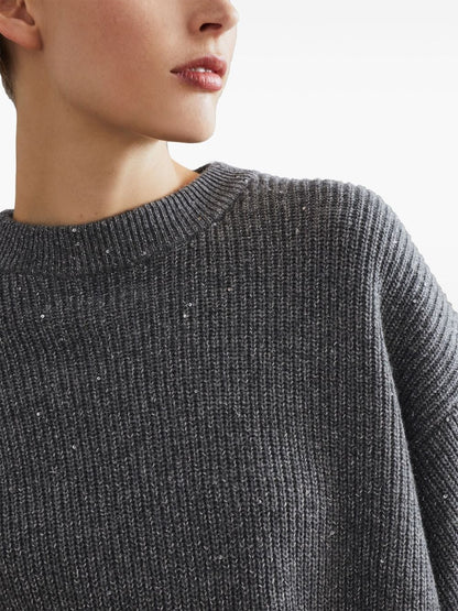 Wool crewneck jumper