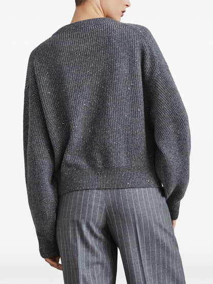 Wool crewneck jumper