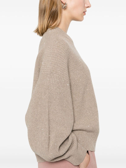 Wool crewneck jumper