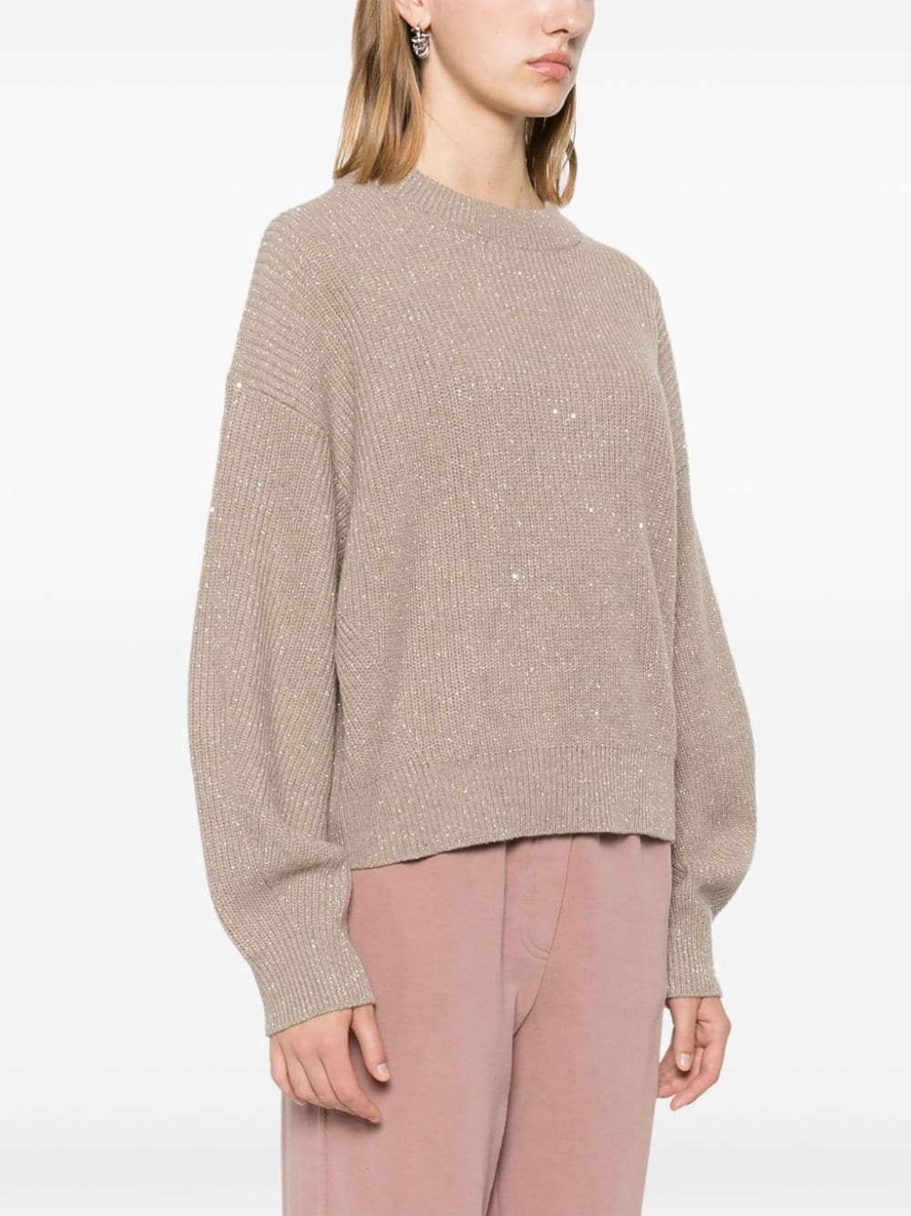 Wool crewneck jumper