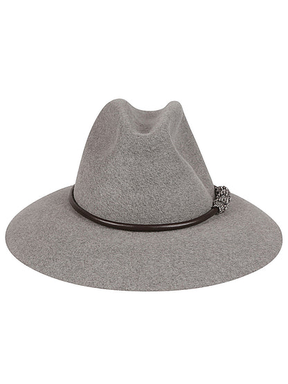 Wool fedora hat