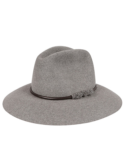 Wool fedora hat