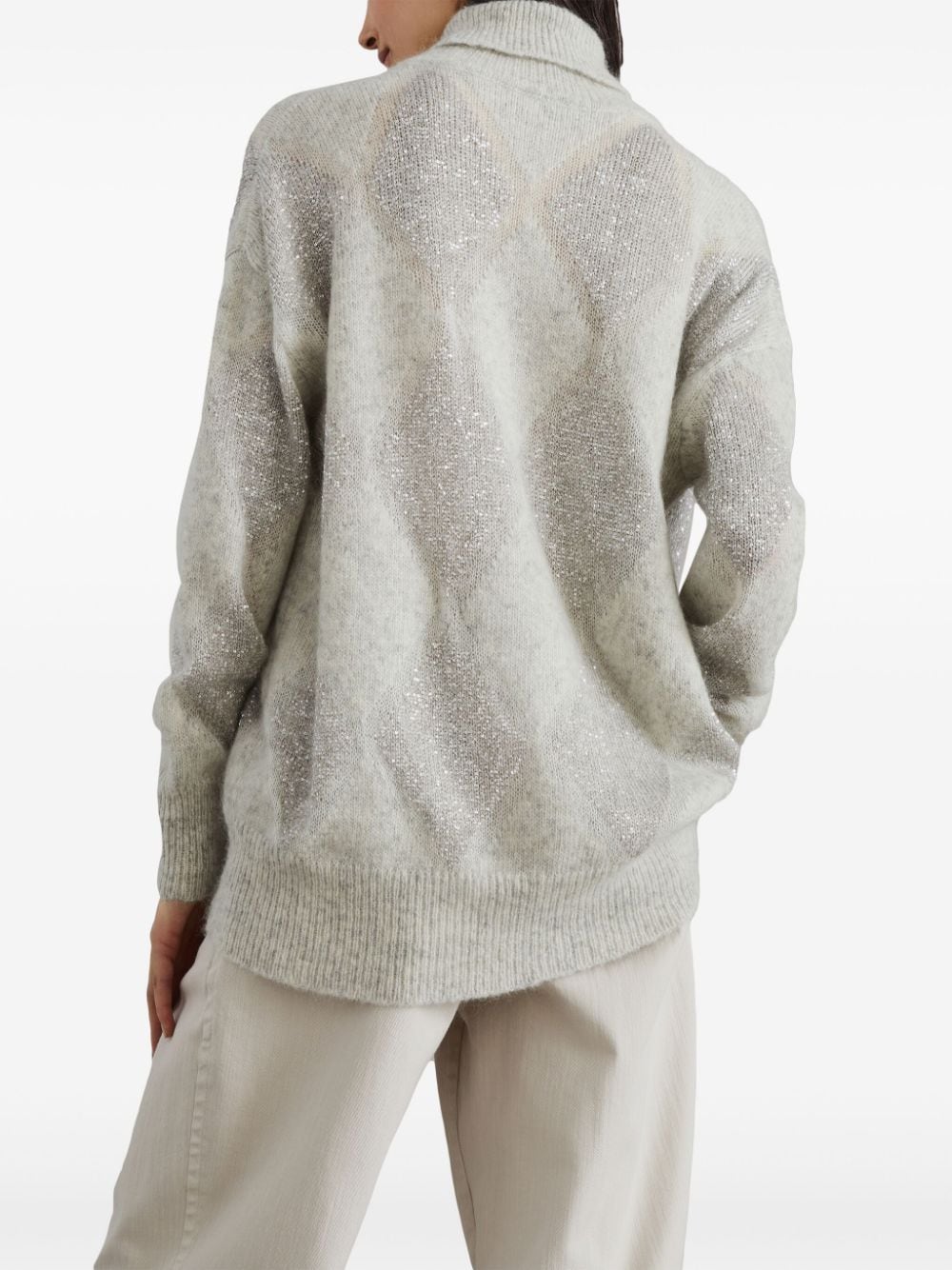 Wool turtle-neck sweater