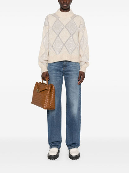 Cashmere turtle-neck sweater