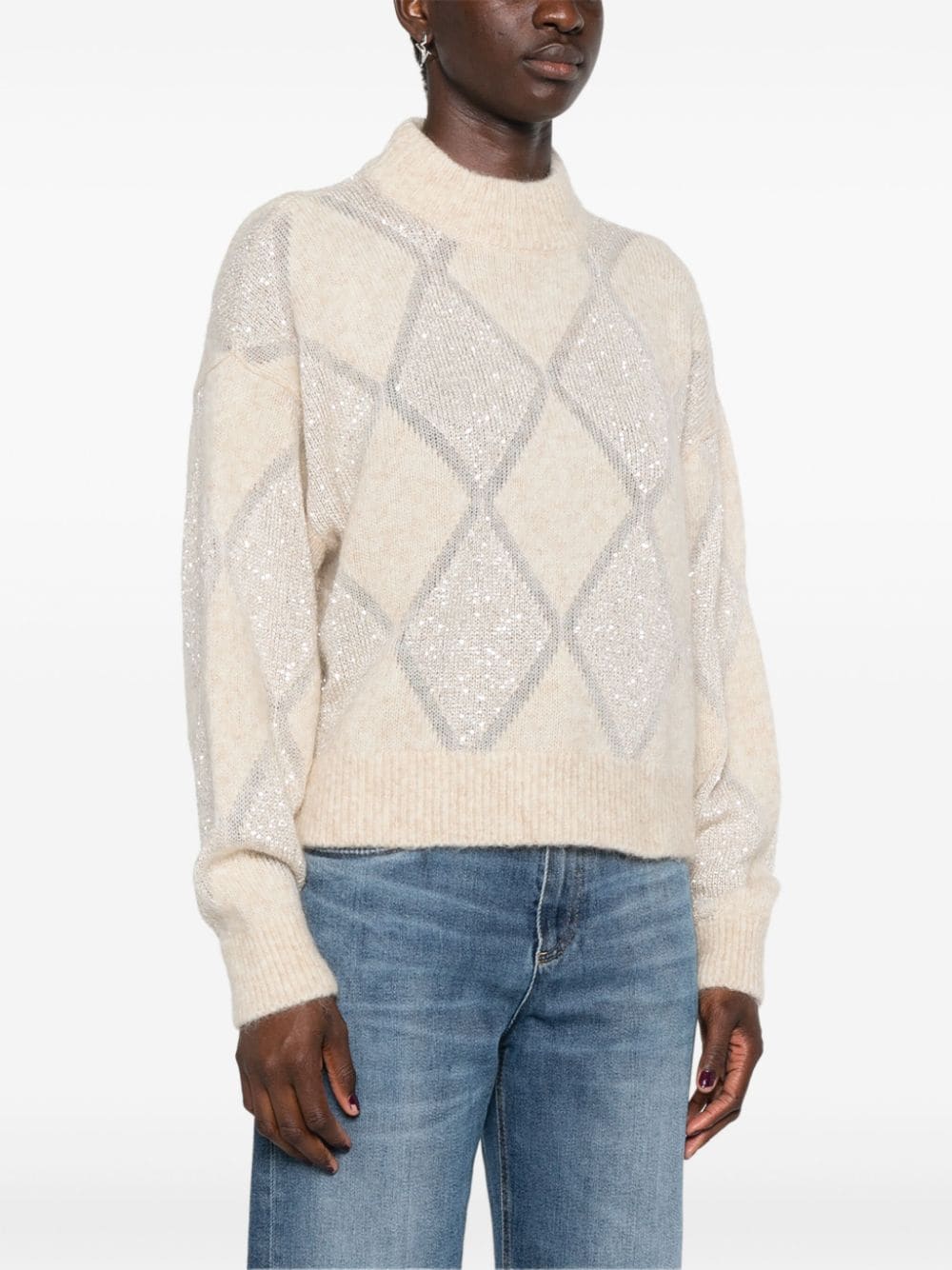 Cashmere turtle-neck sweater