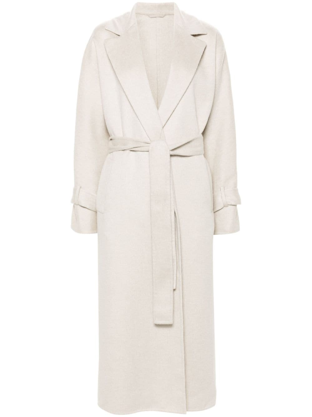 Cashmere belted coat