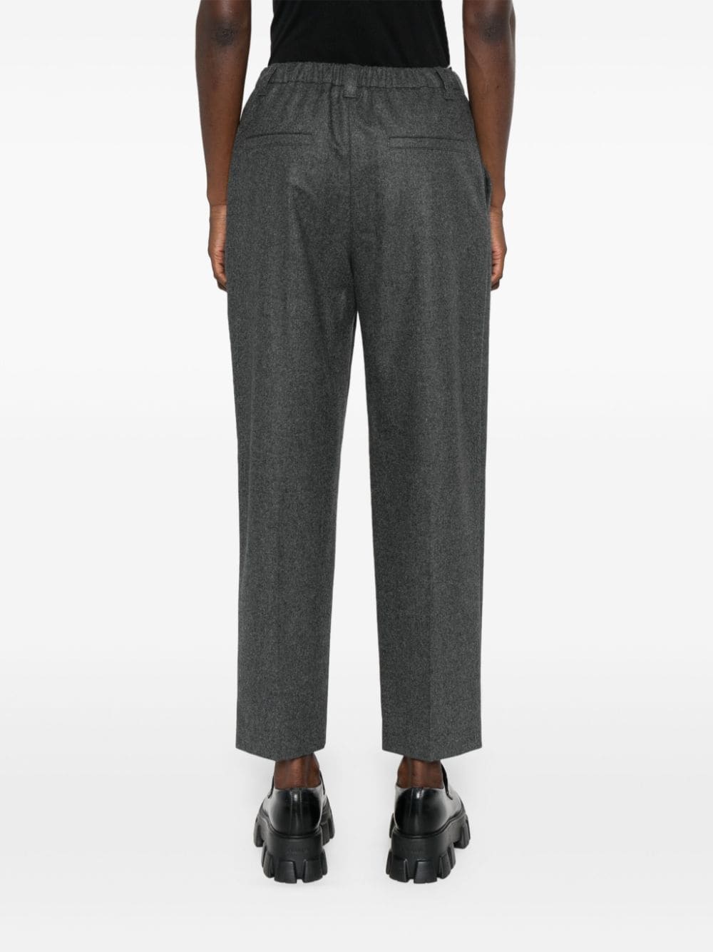 Wool and cashmere trousers