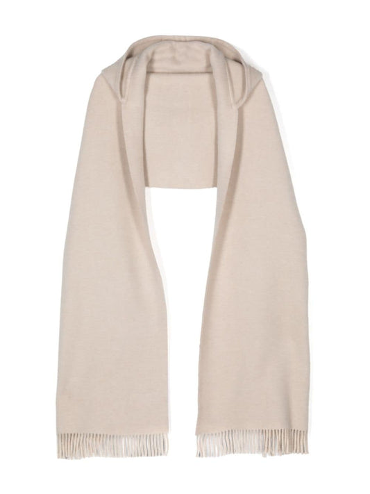 Cashmere blend hooded scarf