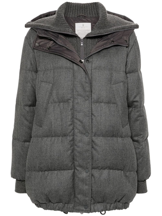 Wool down jacket