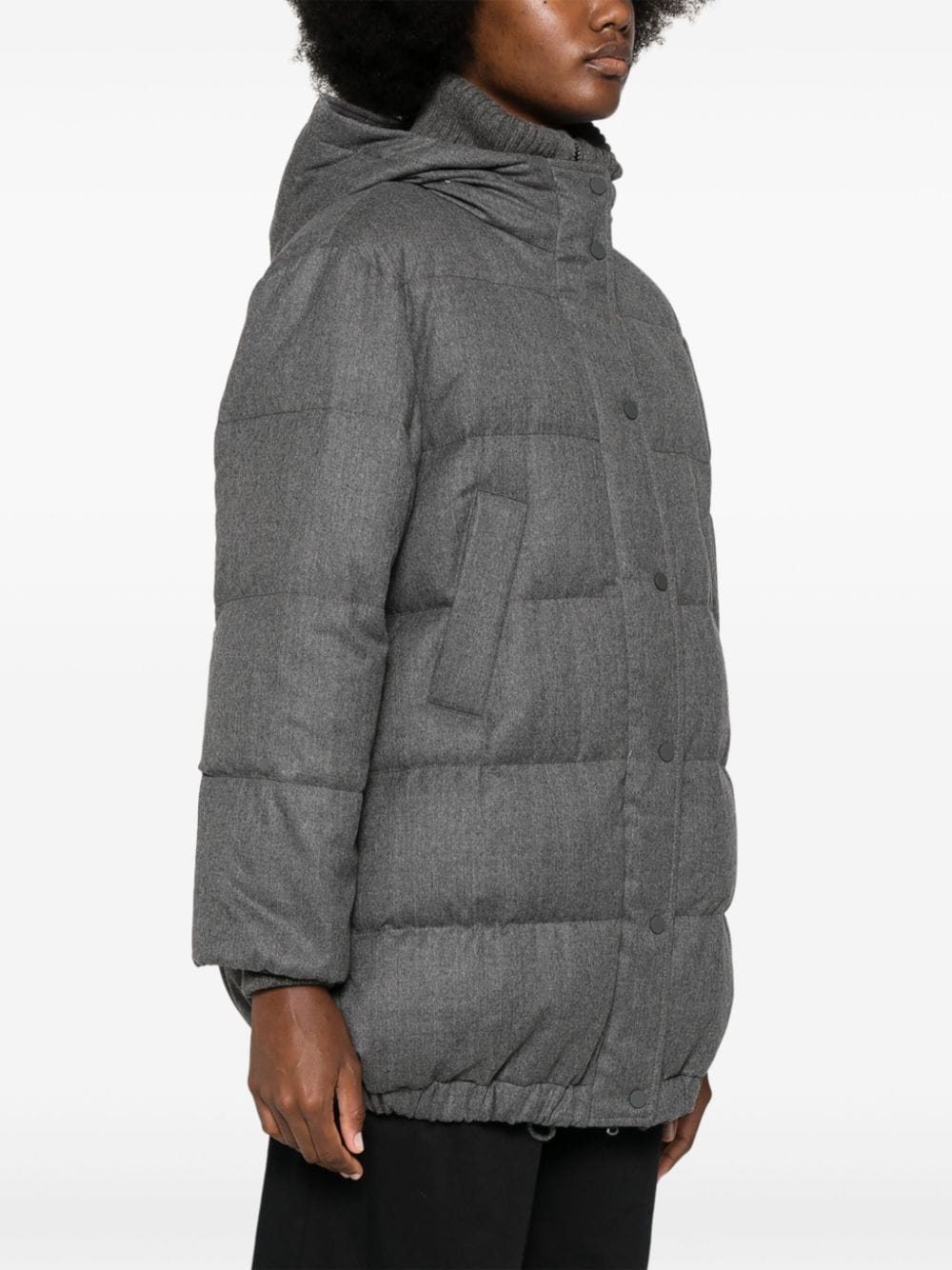 Wool down jacket