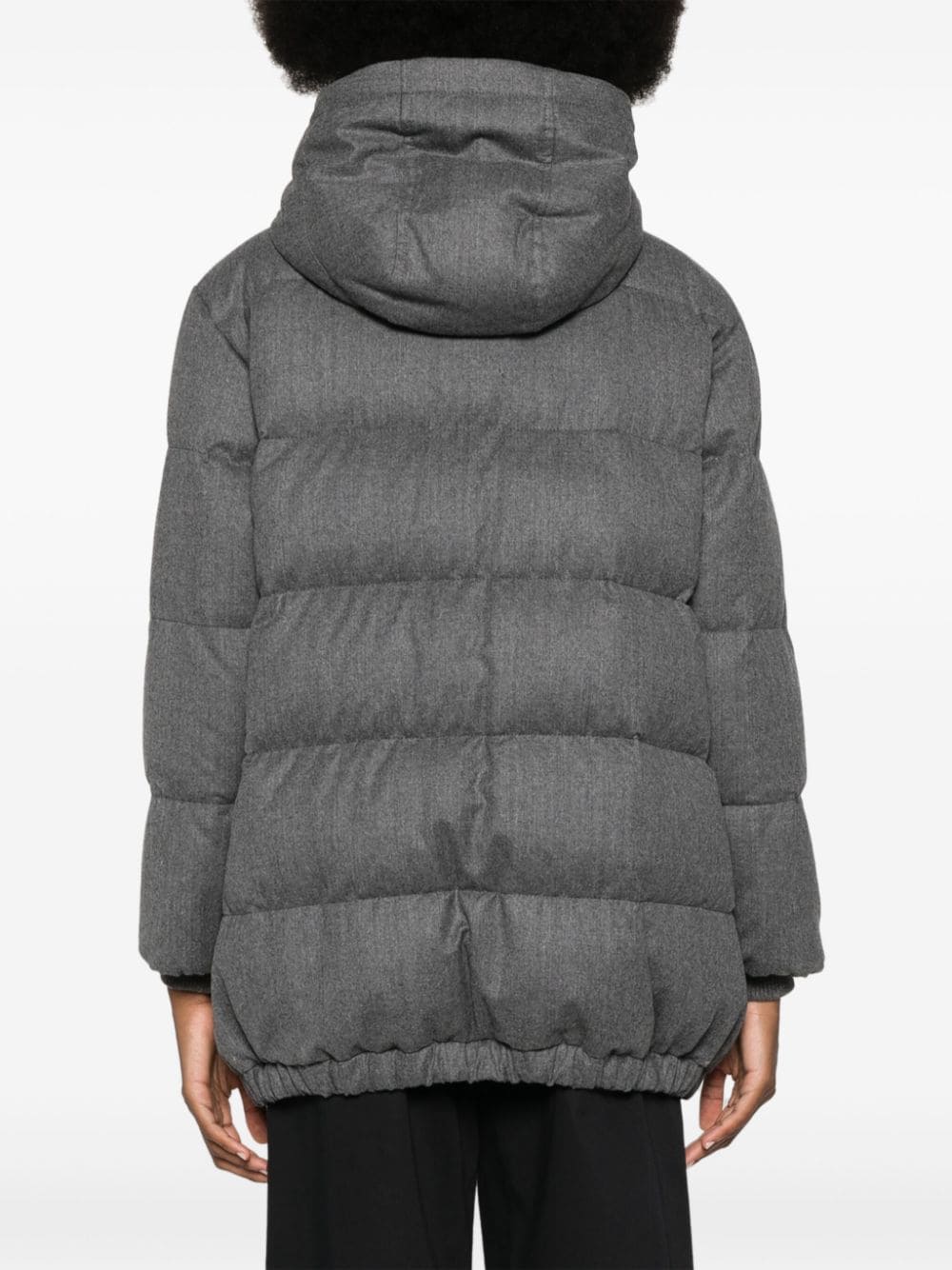 Wool down jacket