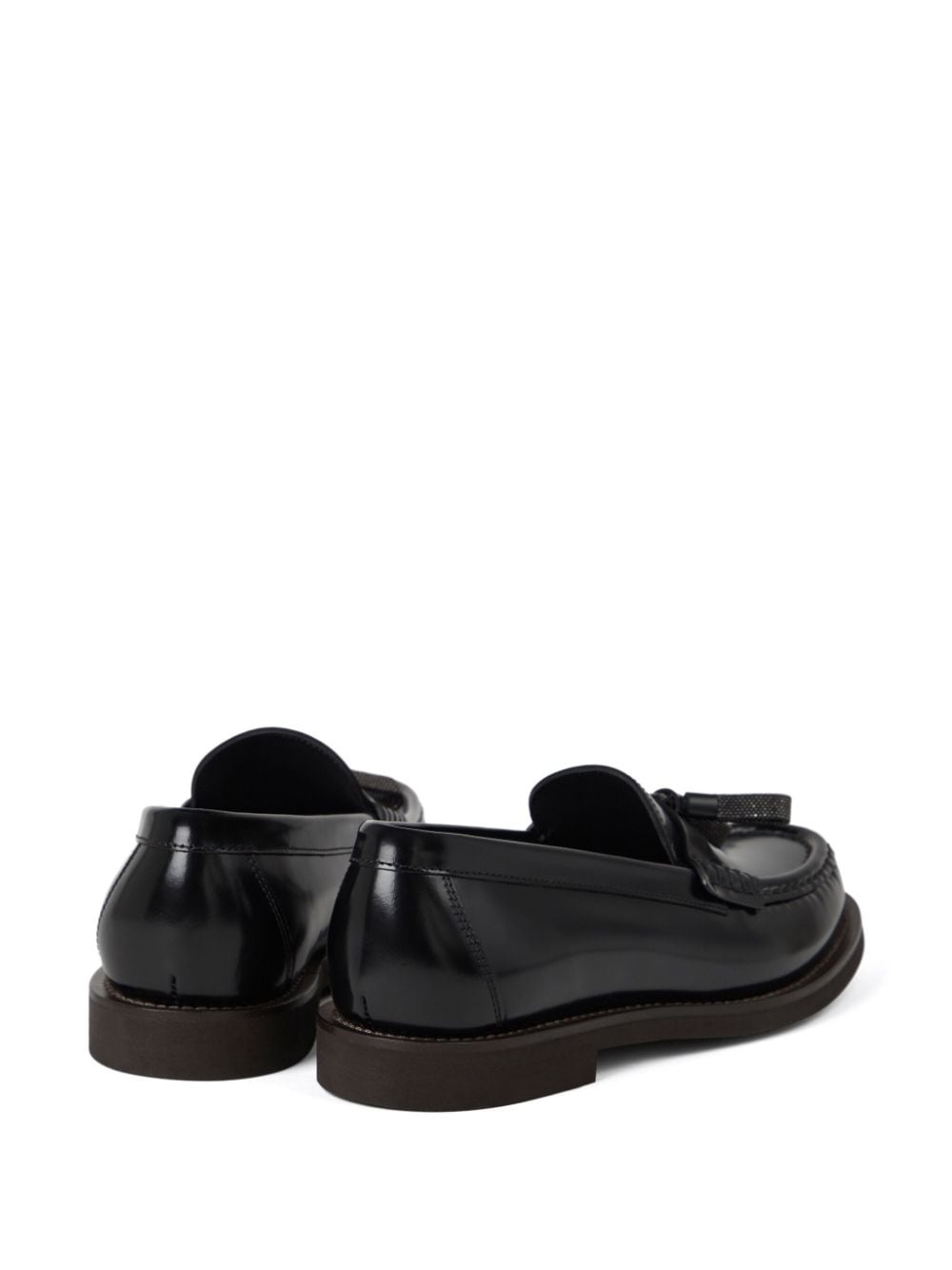 Leather loafers