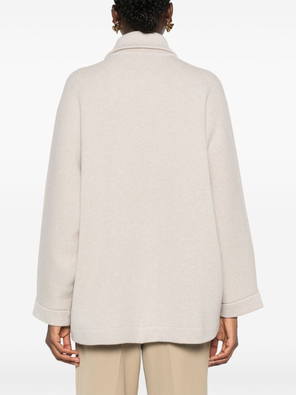 Cashmere zipped cardgian