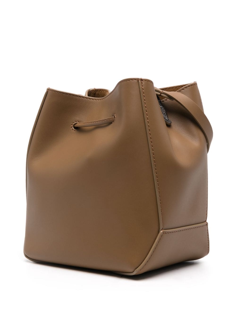 Leather shoulder bag