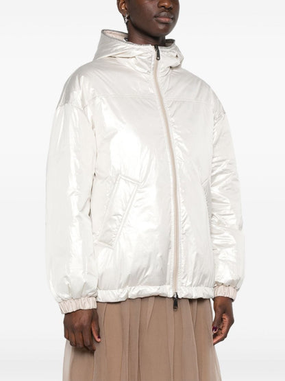 Hooded padded jacket