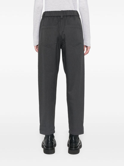 Stretch cotton trousers