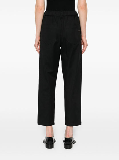 Stretch cotton trousers