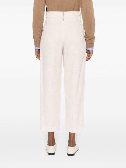 Cotton blend trousers