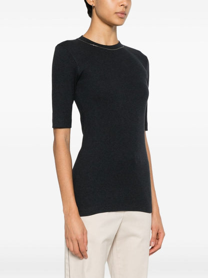 Cotton 3/4 sleeve t-shirt