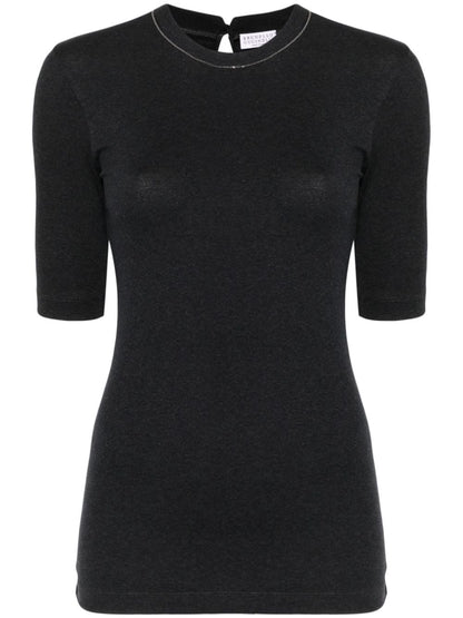 Cotton 3/4 sleeve t-shirt