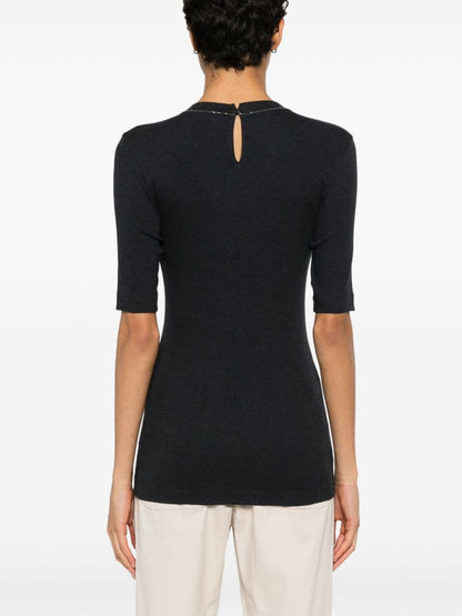 Cotton 3/4 sleeve t-shirt