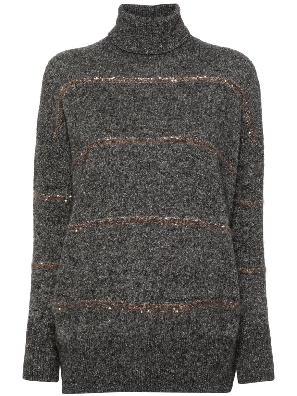 Wool turtle-neck sweater