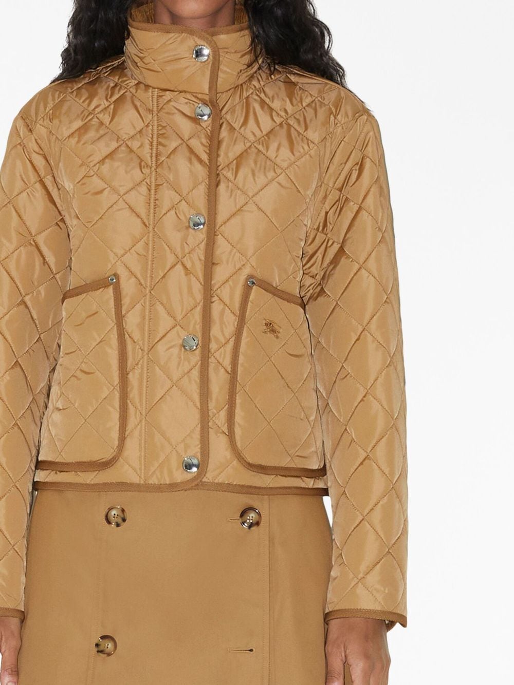 Quilted hooded jacket