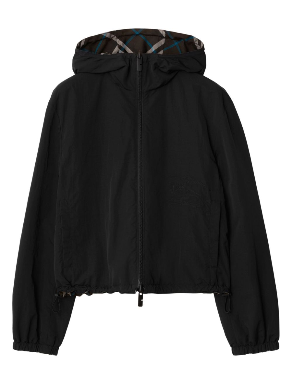 Check blouson jacket