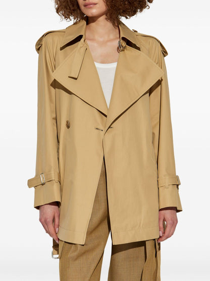 Cotton trench coat