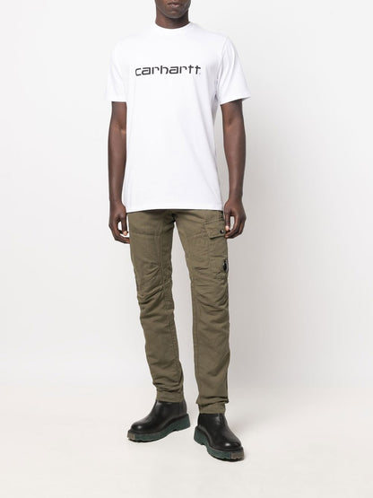 S/s script cotton t-shirt